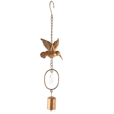 Metal Hummingbird Wind Chime