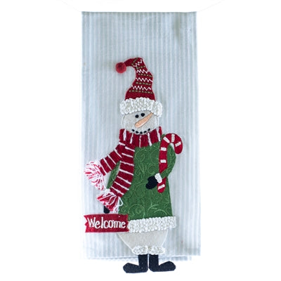 Snowman Tea Towel