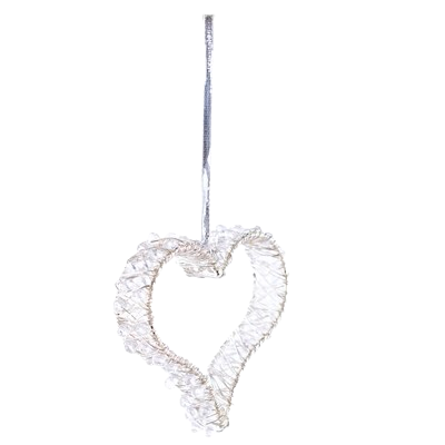 Crystal Heart Ornament