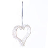 Crystal Bead Heart Ornament