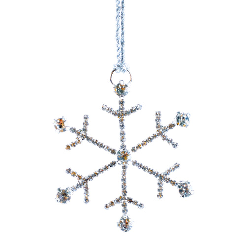 Rhinestone Snowflake Ornament