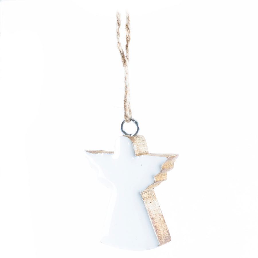 Wooden Angel Ornament