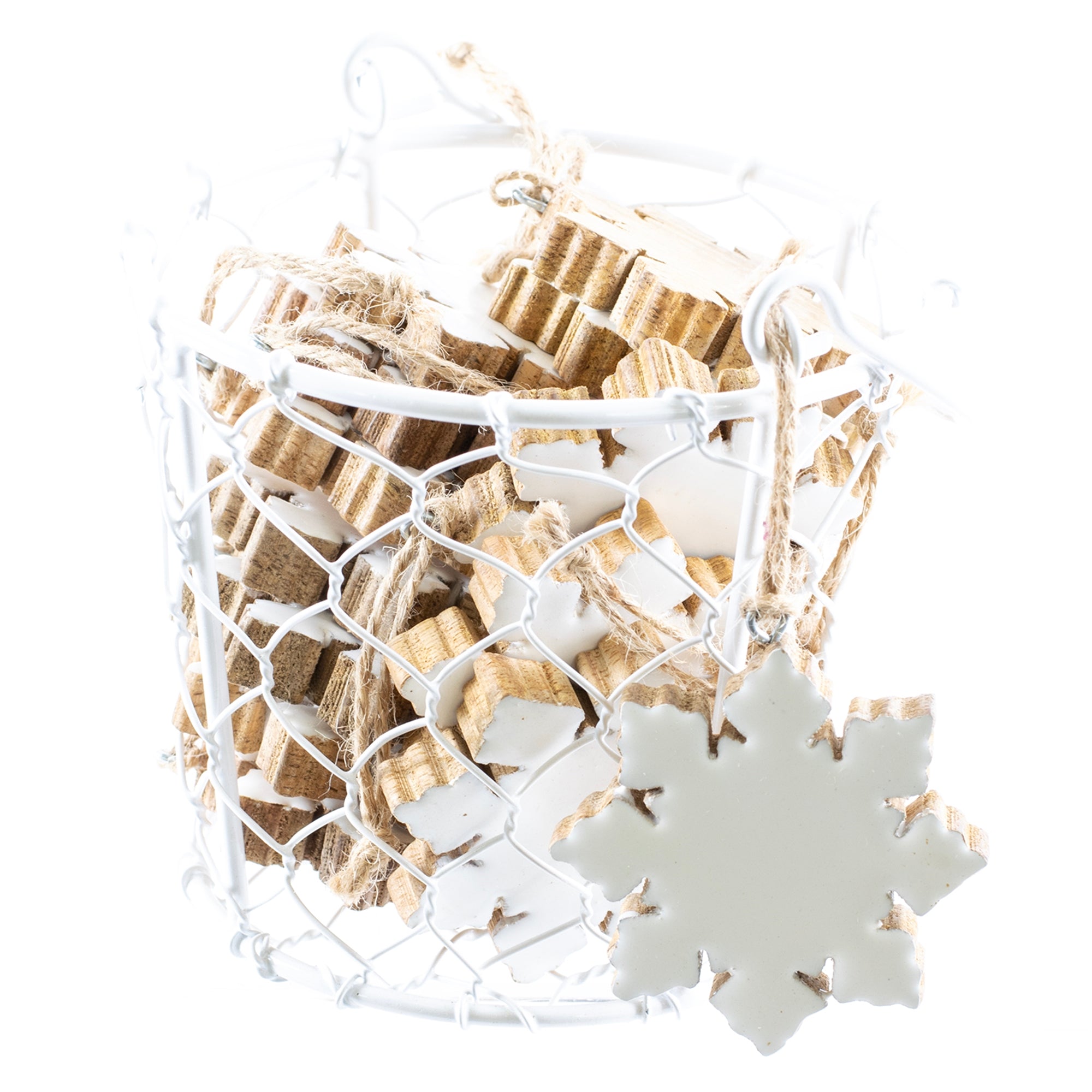 White Snowflake Ornament