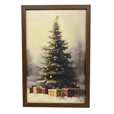 Lighted Sign - Tree/Gifts