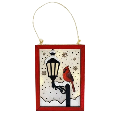 Winter Lamp Ornament
