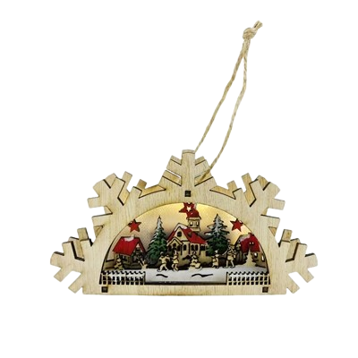 Santa's Woodland Ornament