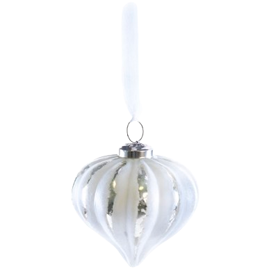 Silver Cushioned Ornament