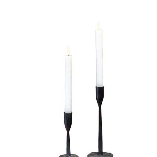LED Wax Taper Candle, set of 2