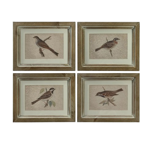 Framed Bird Print, rectangle