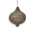 Grey Paper Bulb Ornament, (large)