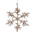 Twig Snowflake (small) champagne
