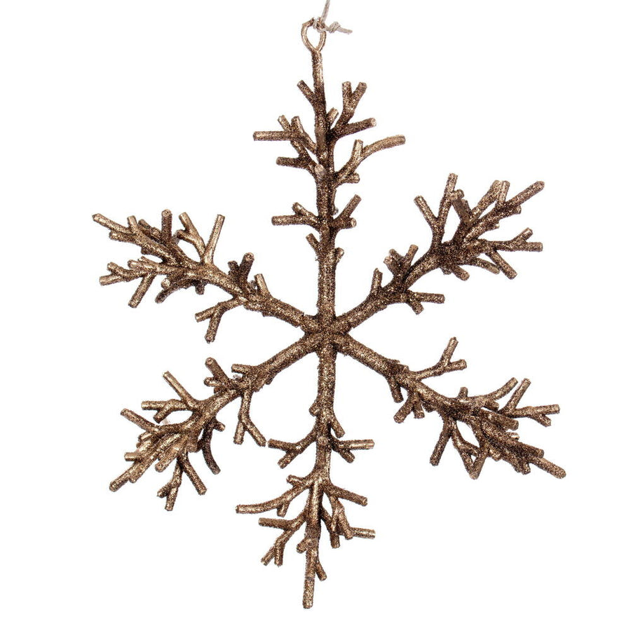 Twig Snowflake (large) rose gold