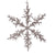 Twig Snowflake (large) champagne