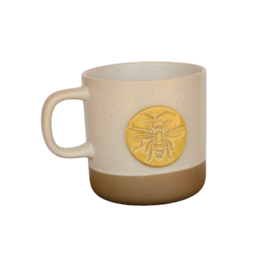 Stamped Pottery Mug