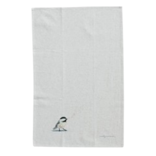 Printed Bird Tea Towel