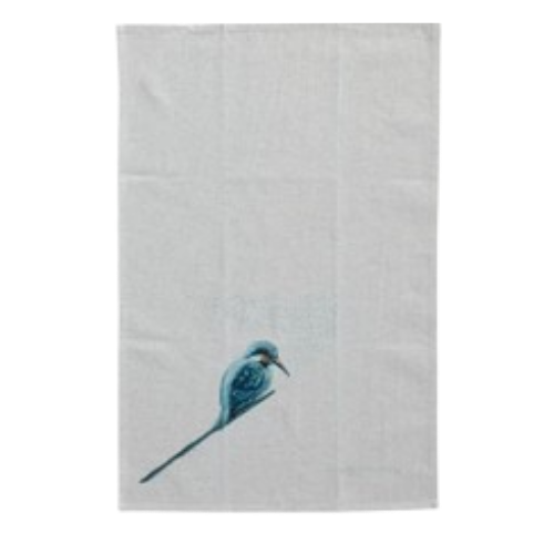 Printed Bird Tea Towel