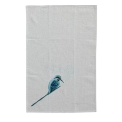 Printed Bird Tea Towel