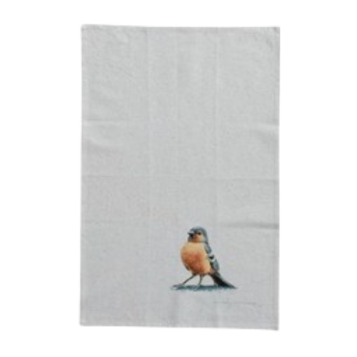 Printed Bird Tea Towel