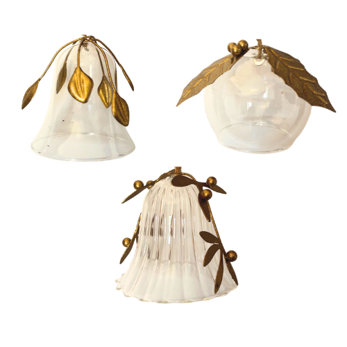 Gold Glass Ornament
