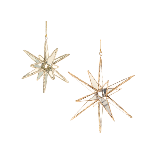 Mirrored Starburst Ornament