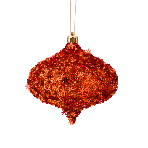 Red Metallic Ornament