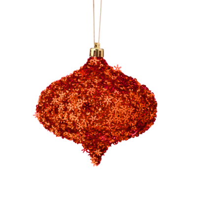 Red Metallic Ornament