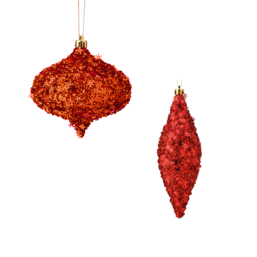 Red Metallic Ornament
