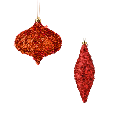 Red Metallic Ornament