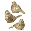Gold Sitting Bird