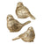 Gold Sitting Bird