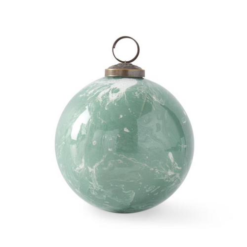 Custom - Glass Marble Ornament, sage