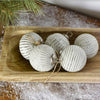 White Glass Ornament