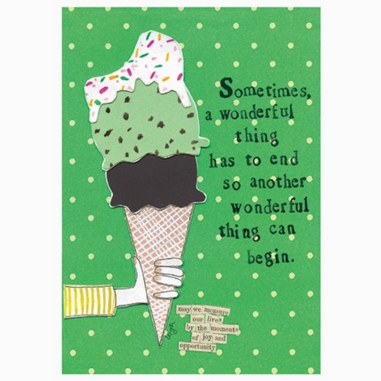 Greeting Card - Wonderful Things