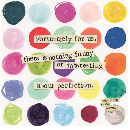 Greeting Card - Perfection Support