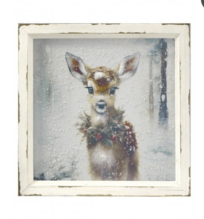 Framed Winter Fawn