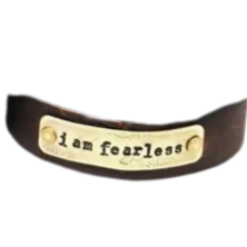 I Am Fearless - Brown Cuff