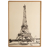 Framed Eiffel Tower Print