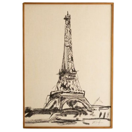 Framed Eiffel Tower Print