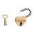 Heart Lock and Key