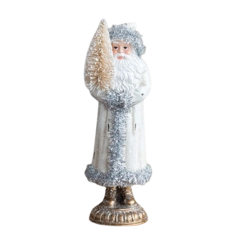 Resin Santa with Tree