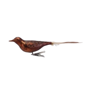 Bird Clip-on Ornament, red