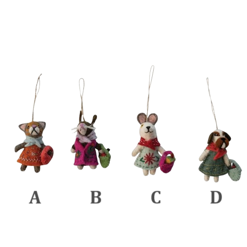 Felt Animal Ornament