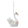 Wool Felt Swan Ornament
