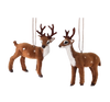 Furry Deer Ornament