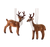 Furry Deer Ornament