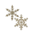 Jewel Beaded Snowflake Ornament