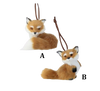 Furry Fox Ornament