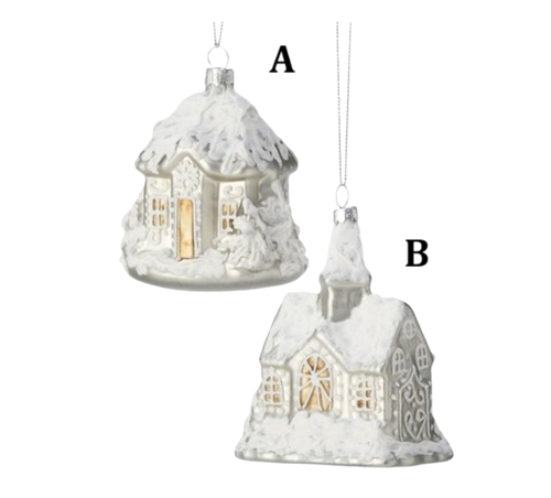 Winter House Ornament