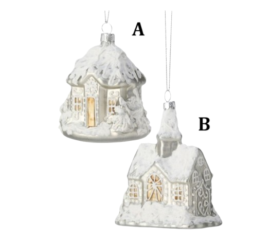 Winter House Ornament