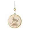 Beaded Word Ornament, joy